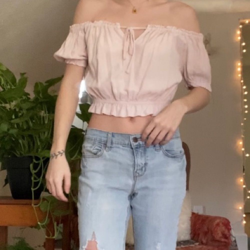 Brandy Melville Cropped Blouse